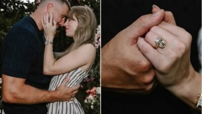 Una Mirada Cercana al Impresionante y Significativo Anillo de Compromiso de Taylor Swift Diseñado por Travis Kelce